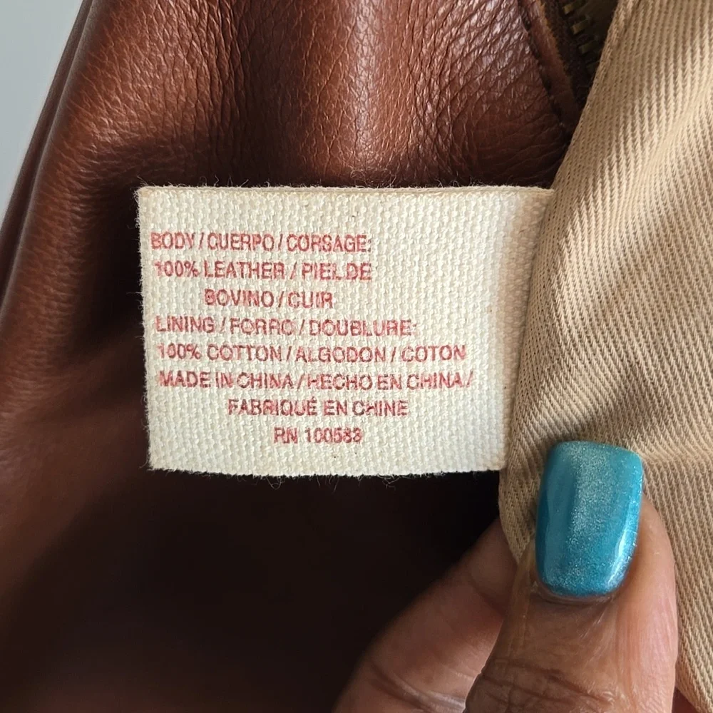 Lucky Brand Leather Hobo Bag